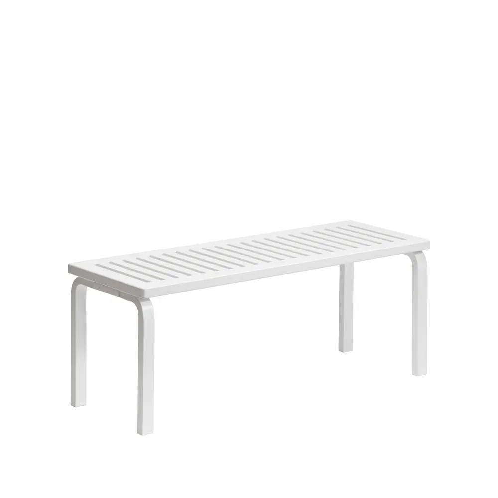 153A bänk, Vitlackerad björk Artek