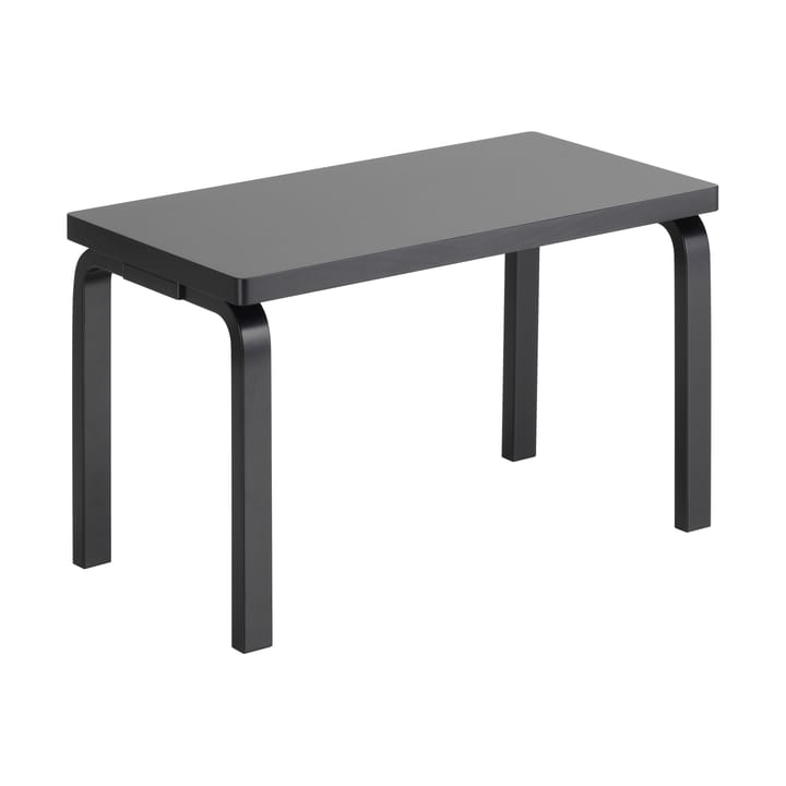 153B bänk - Solid seat black lacquered - Artek