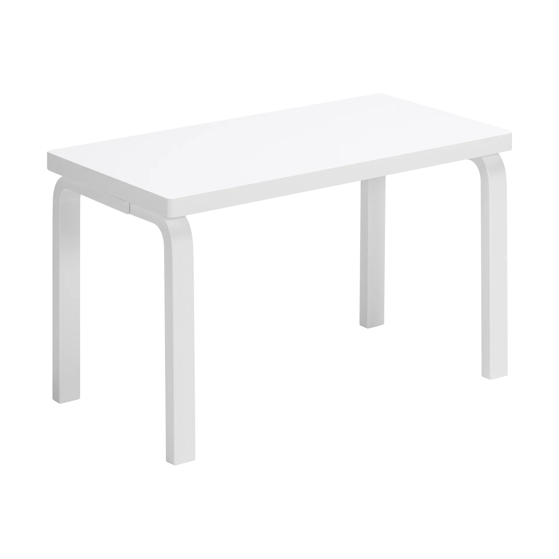 153B bänk, Vitlackerad björk Artek