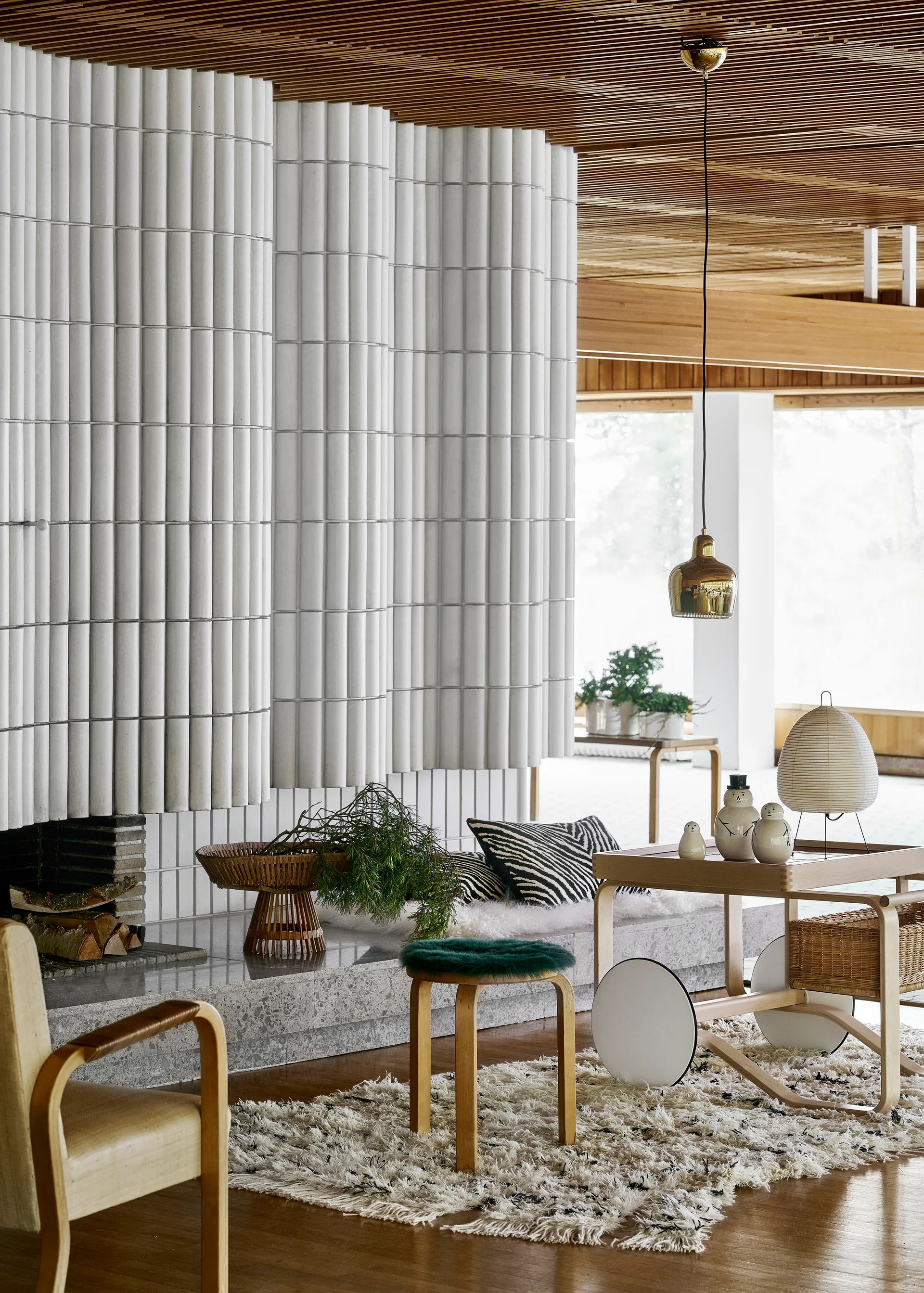 A330S Golden Bell pendel, Mässing Artek