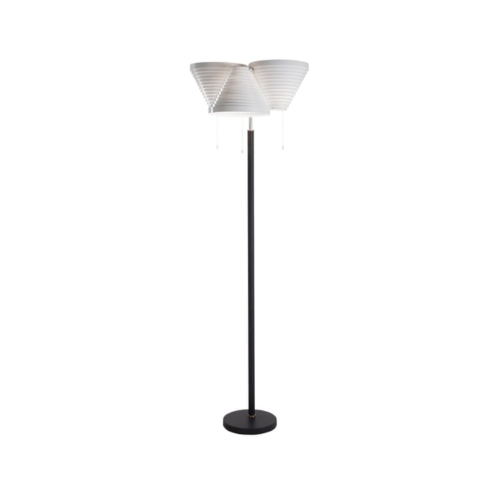 A809 golvlampa, Nickelpläterad mässing Artek