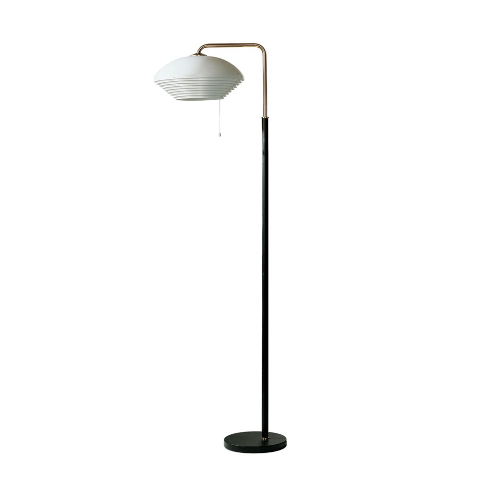 Artek A811 golvlampa Polerad mässing | Skandinavisk Design | Golvlampor | Vit