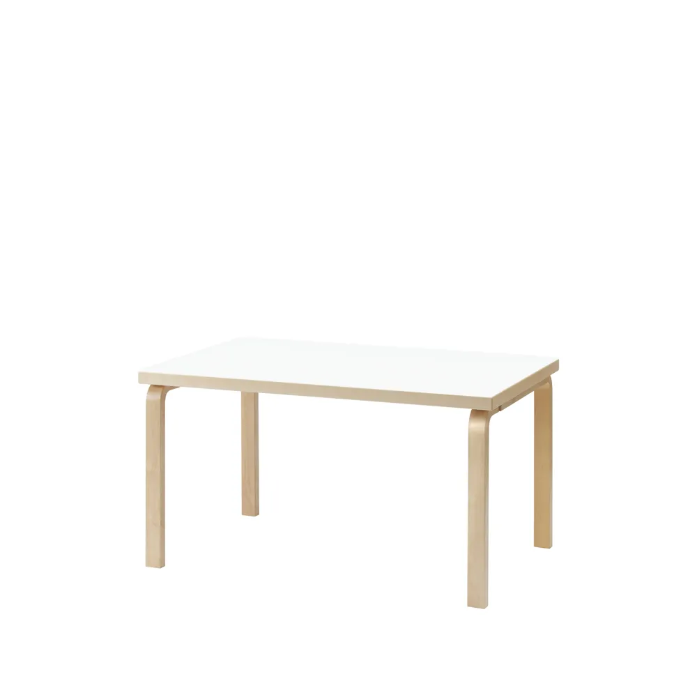 Artek Aalto 82B matbord Vit laminat-Björkben | Skandinavisk Design | Matbord | Vit
