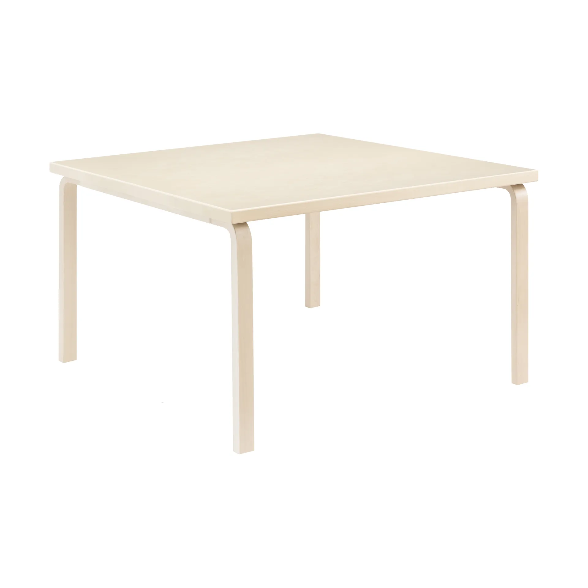 Aalto 84 matbord, Top birch veneer-natural lacquered Artek
