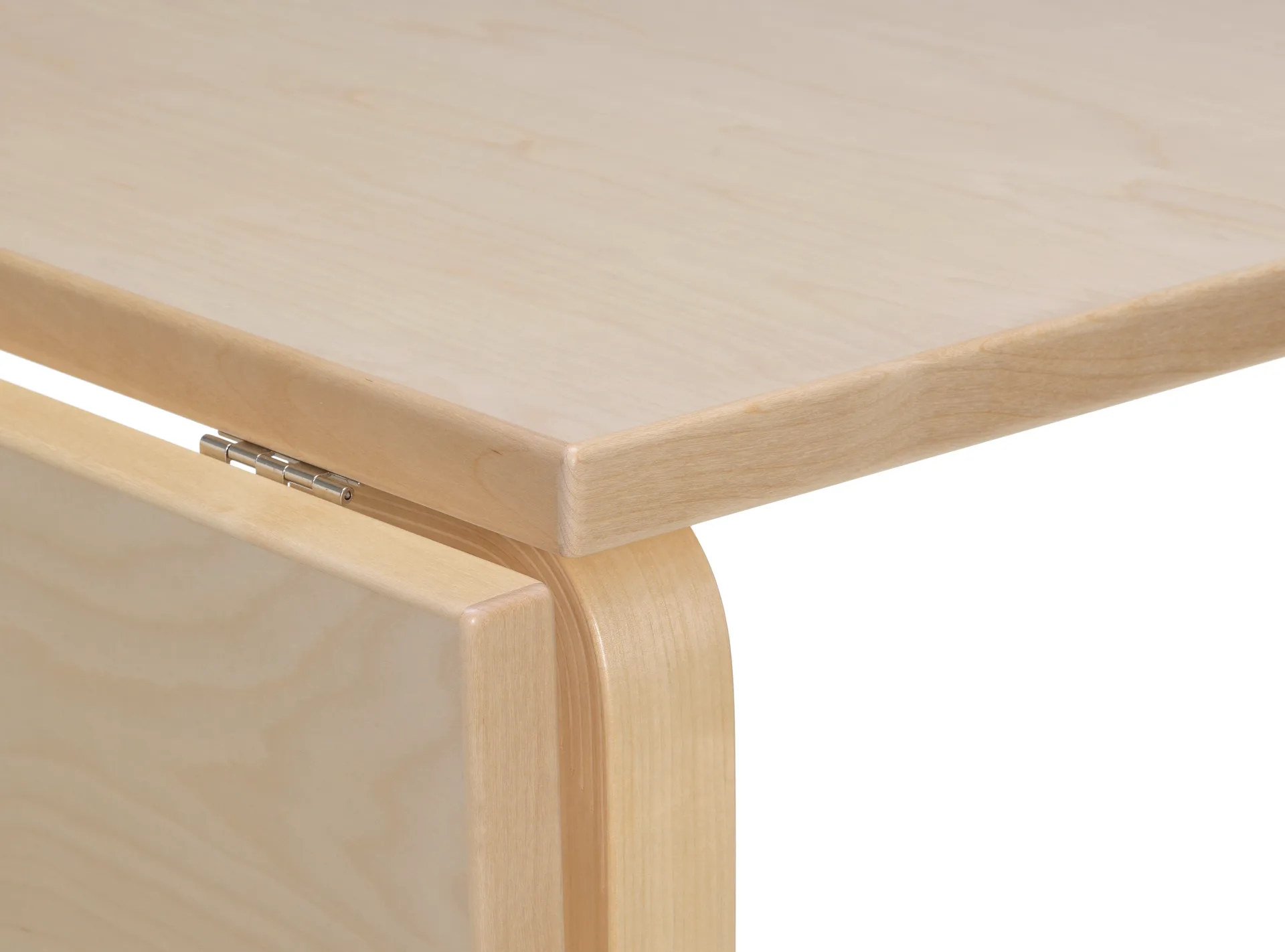 Aalto Table foldable DL81C matbord, Top birch veneer-natural lacquered Artek