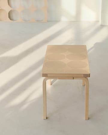 Artek + Marimekko Bench 153B Kivet bänk - Björk - Artek