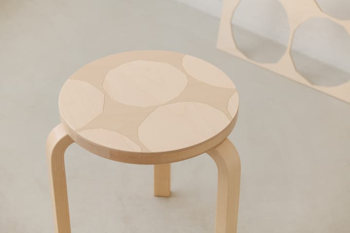 Artek + Marimekko Stool 60 Kivet pall, Björk Artek