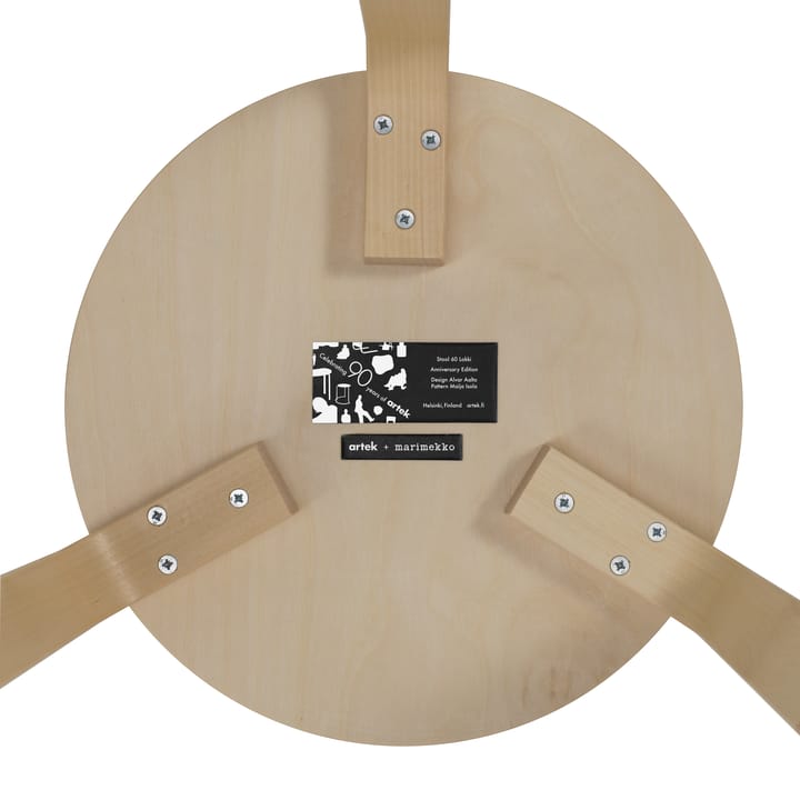Artek + Marimekko Stool 60 Lokki pall, Björk Artek