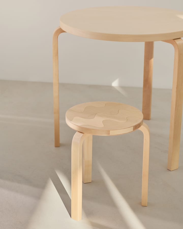 Artek + Marimekko Stool 60 Lokki pall, Björk Artek