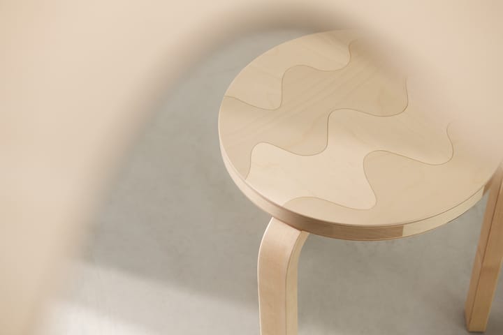 Artek + Marimekko Stool 60 Lokki pall, Björk Artek