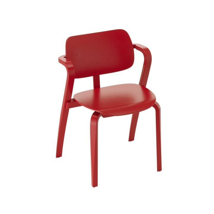 Aslak stol - Röd lack - Artek