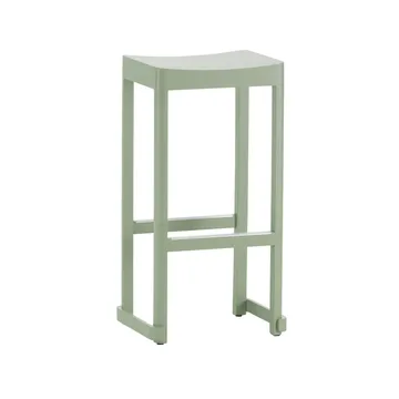 Atelier barpall - Grönlackerad björk-H75 cm - Artek
