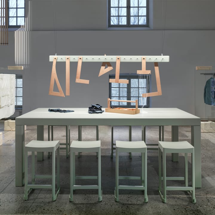 Atelier barstol, Naturlackerad ek-H75 cm Artek