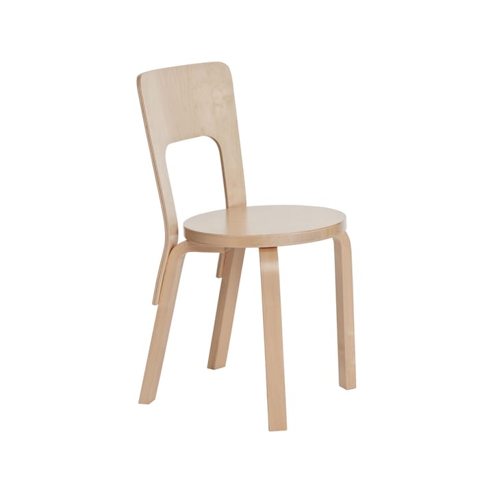 Chair 66 stol - Naturlackerad björk-Björk - Artek