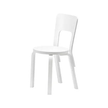 Chair 66 stol - Vitlackerad björk - Artek