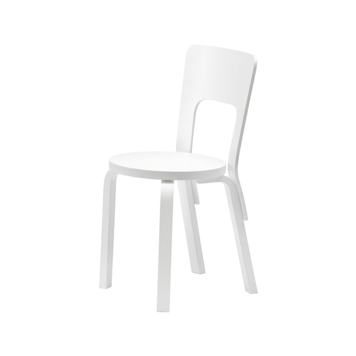 Chair 66 stol - Vitlackerad björk - Artek