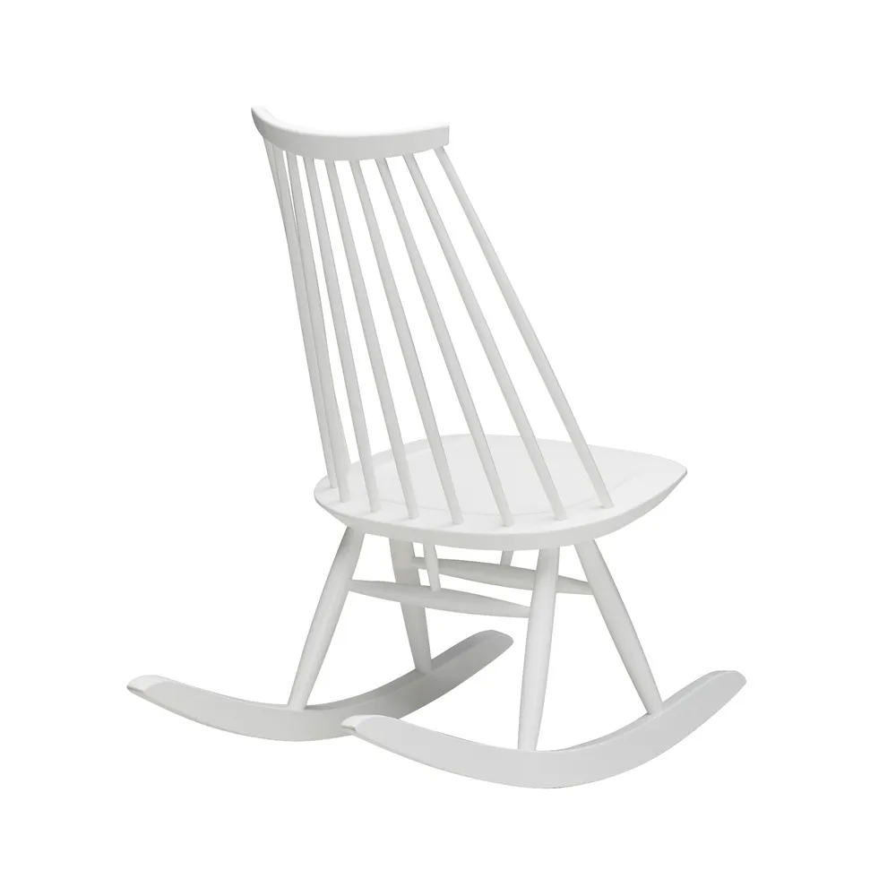Artek Mademoiselle gungstol Vitlackerad björk | Skandinavisk Design | Stolar | Vit
