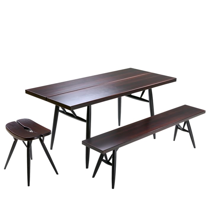 Pirkka pall, Mörkbrun bets-Svart H 44 cm Artek