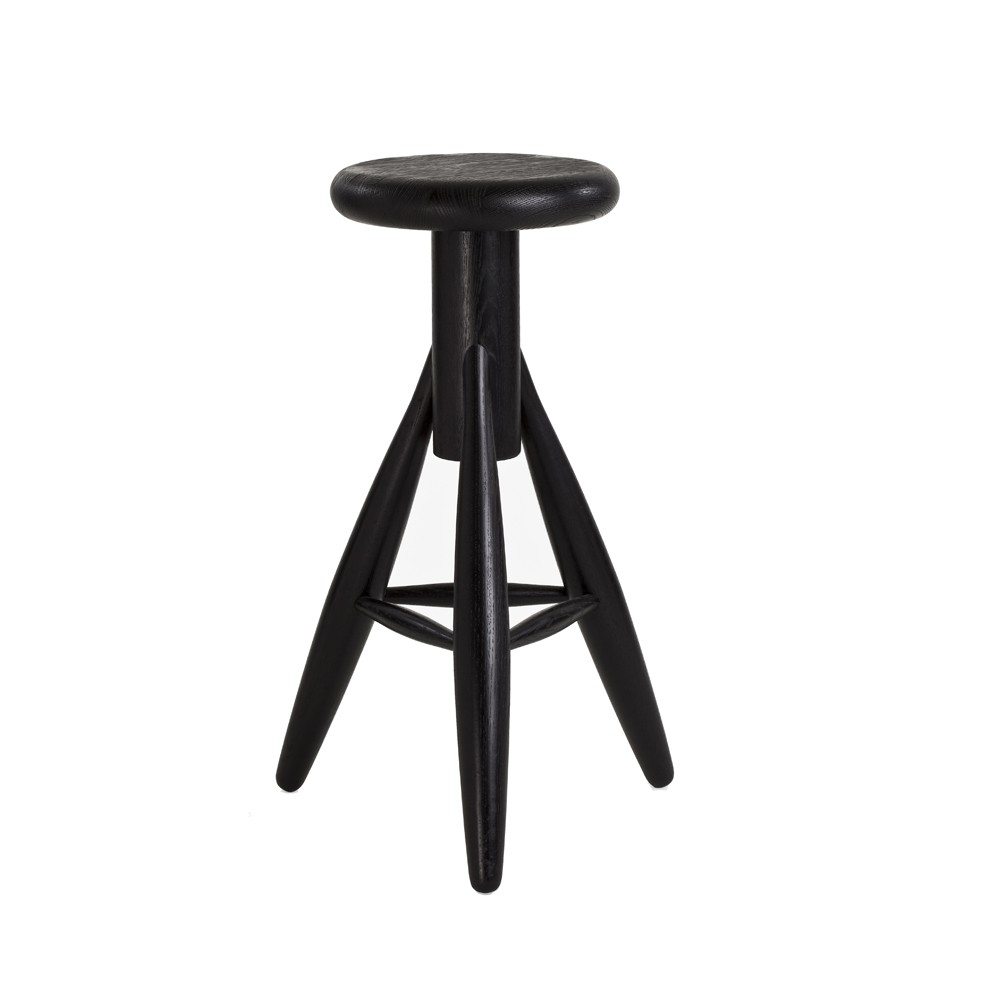 Artek Rocket barpall Svart lackerad ek | Skandinavisk Design | Barstolar | Svart