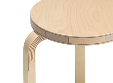 Stool 60 Kontrasti pall jubileumsutgåva 90 år - Björk - Artek