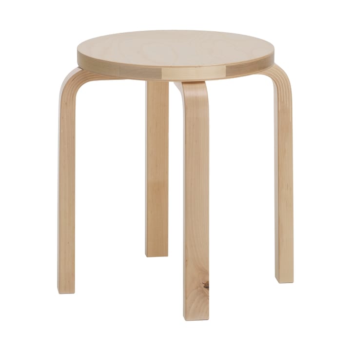 Stool E60 pall - Birch-wild birch - Artek