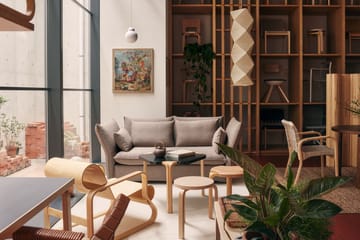 Stool E60 pall - Birch-wild birch - Artek