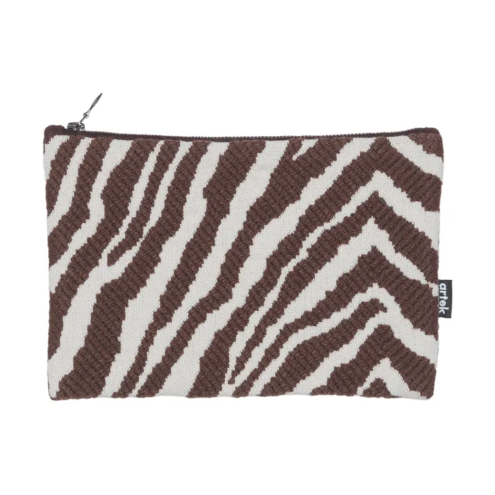 Zebra necessär small - Brun-vit - Artek
