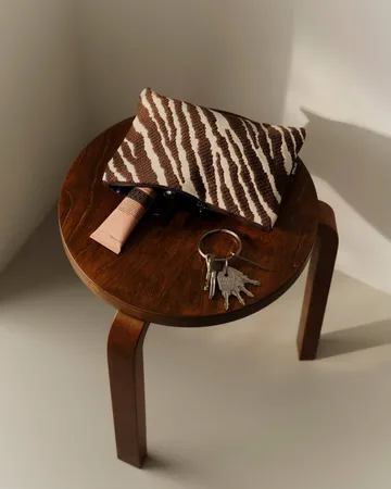 Zebra necessär small - Brun-vit - Artek