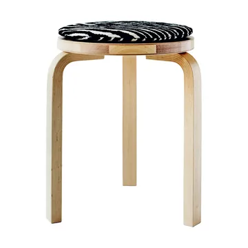 Zebra sittdyna Ø34 cm - Svart-vit - Artek