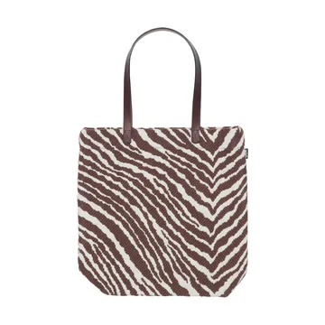 Zebra Tote Bag väska - Brun-vit - Artek