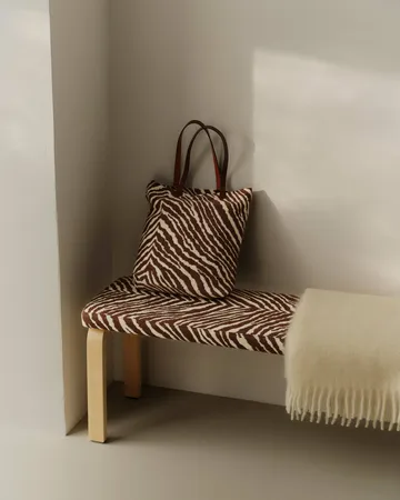 Zebra Tote Bag väska - Brun-vit - Artek