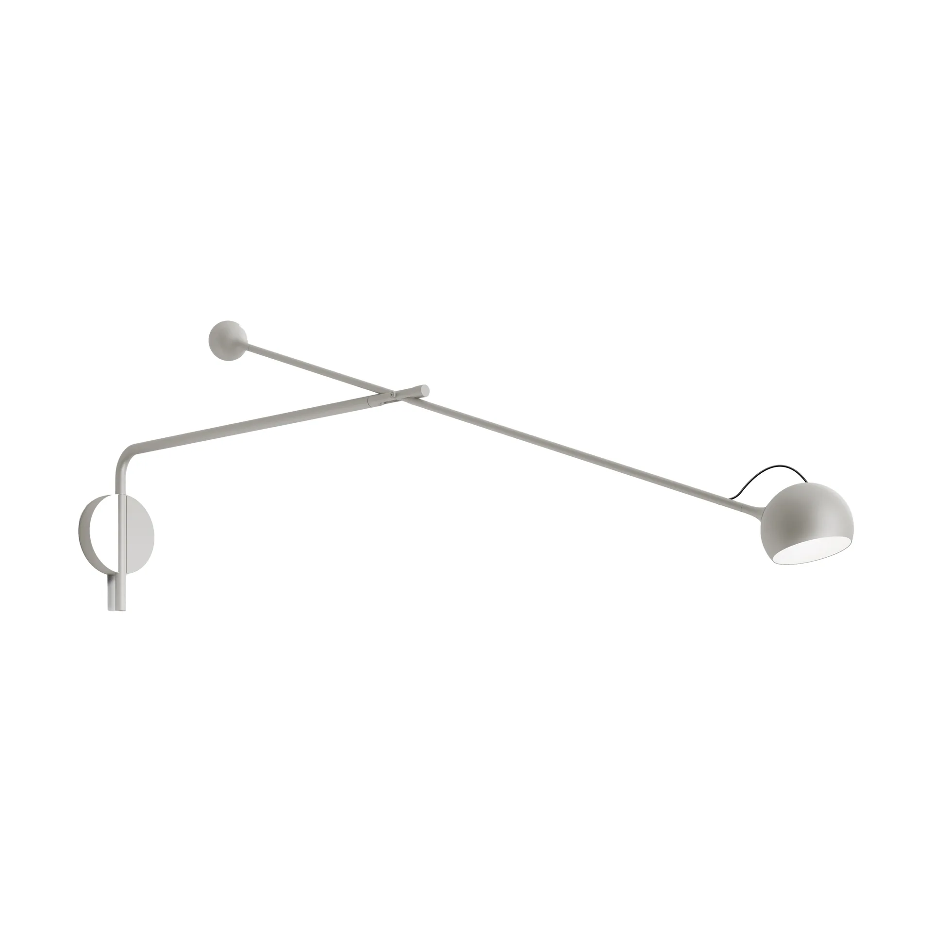 Ixa vägglampa L, White-grey Artemide