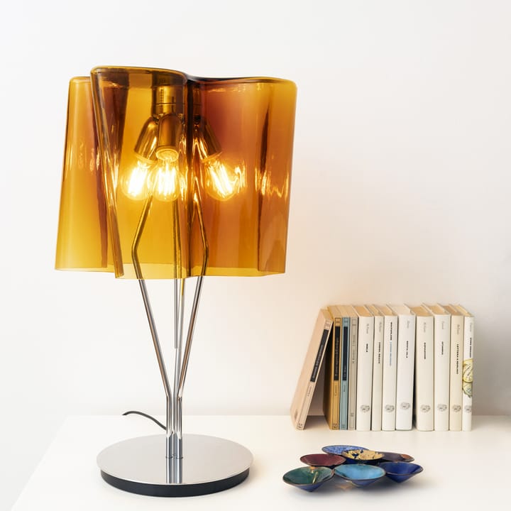 Logico bordslampa - silk, led, grå aluminium stativ - Artemide