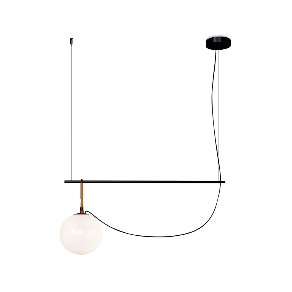 nh S2 22 pendel, Black-brass Artemide