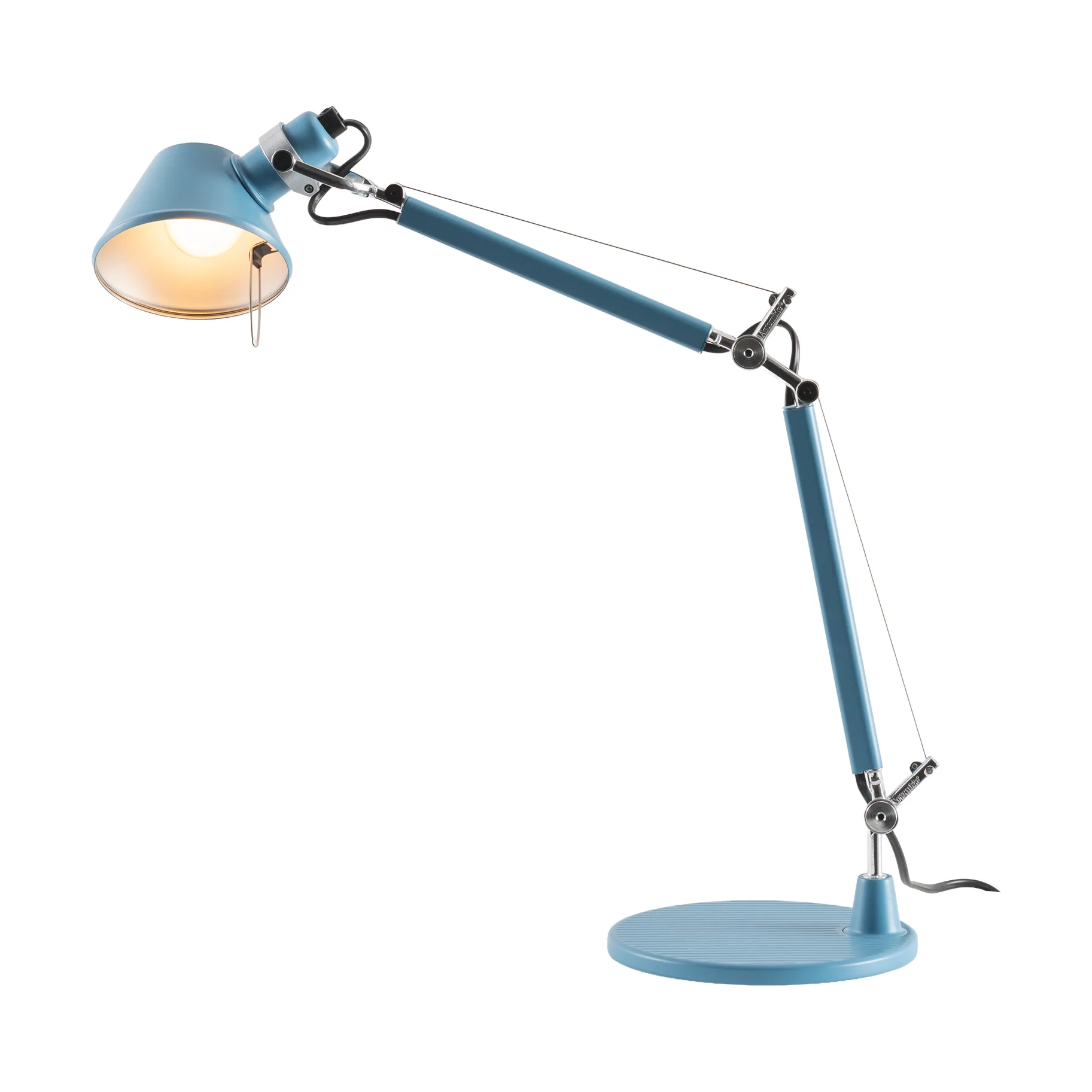 Tolomeo micro bordslampa, Light blue Artemide
