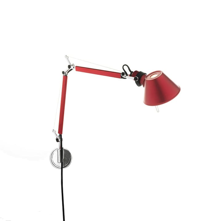 Tolomeo Micro vägglampa - anodized red - Artemide