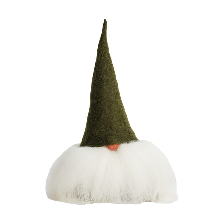 Valter tomte, grön/vit Åsas tomtebod