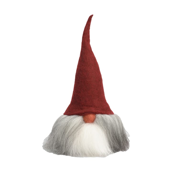 Valter tomte, röd/grå Åsas tomtebod