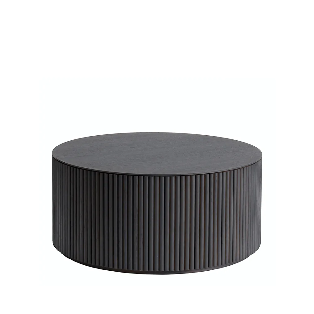 Grand Palais soffbord, ek mörkgrå betsad, stomme mörkgrå betsad ek Asplund