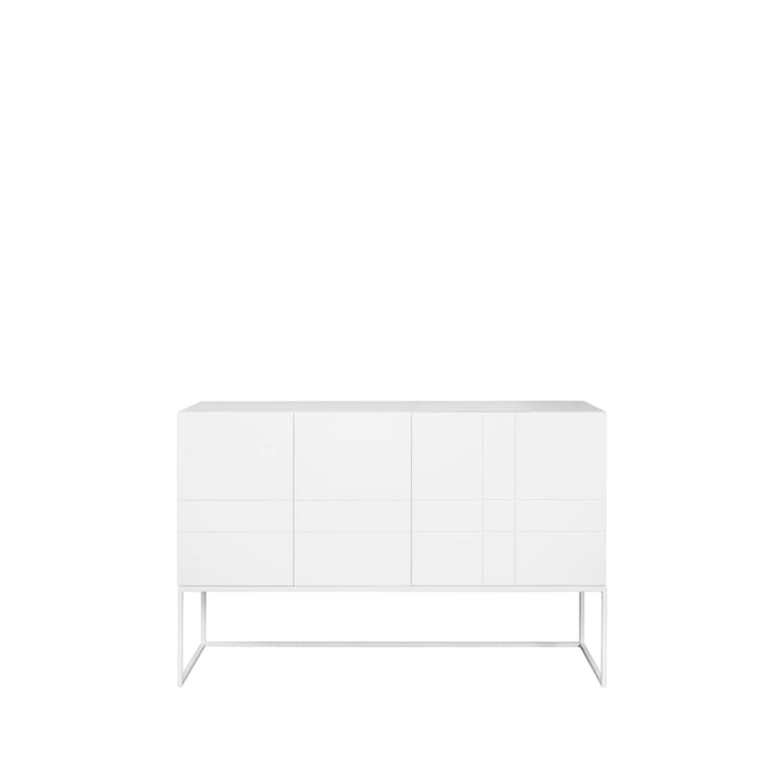 Kilt Light 137 sideboard - white, 3 dörrar - Asplund