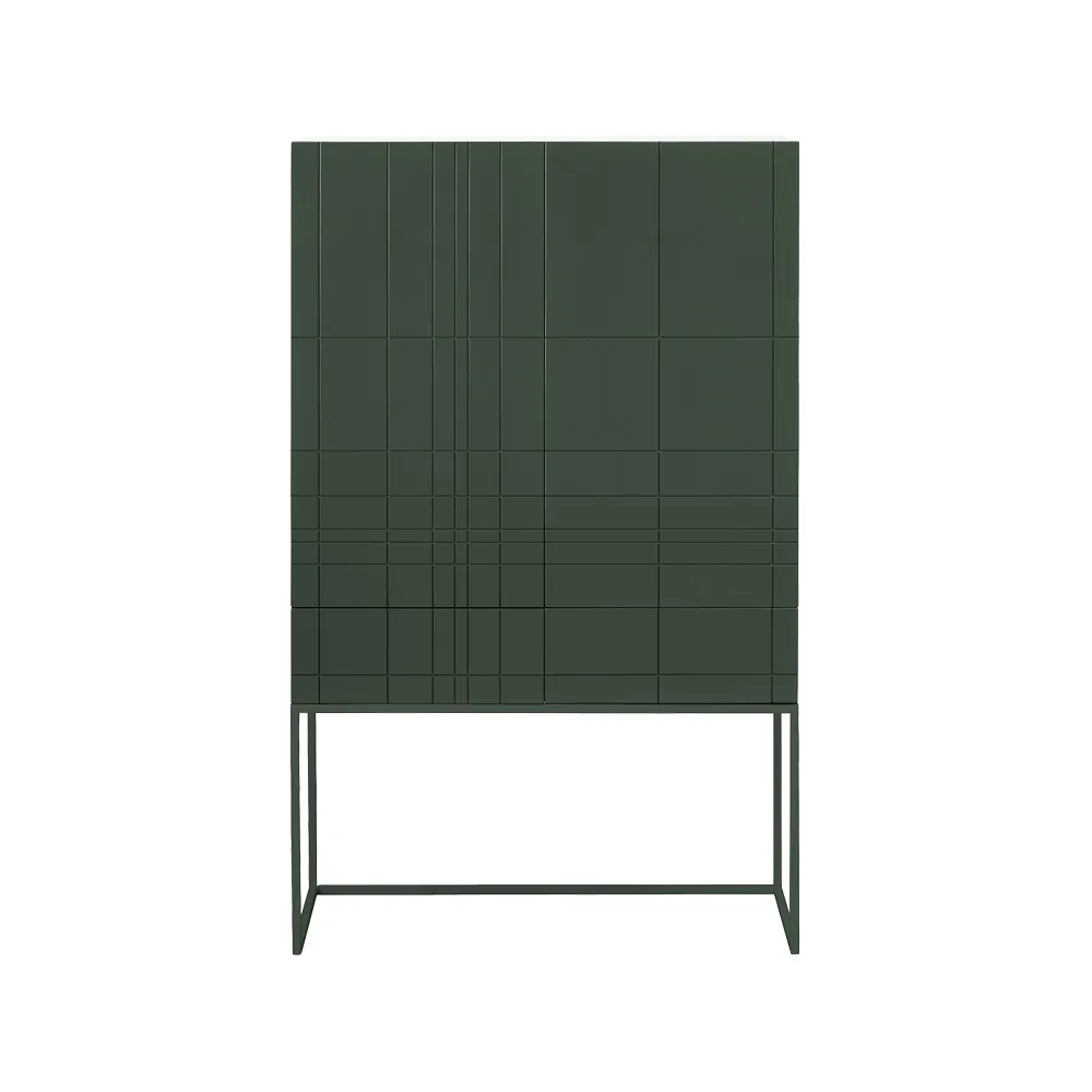 Kilt Light skåp, green khaki Asplund