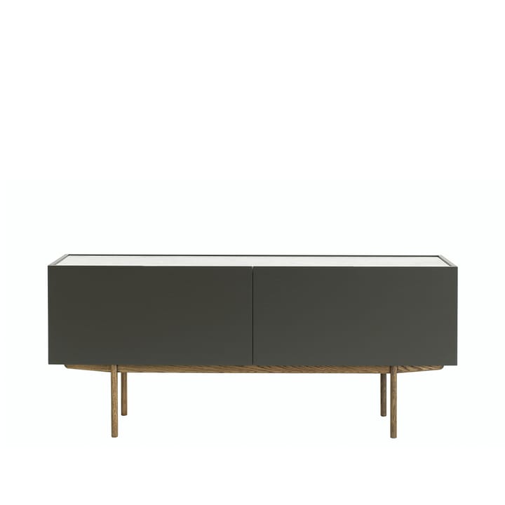 Luc Deluxe 160 sideboard - taupe, topp carrara, ben p6, lådor - Asplund