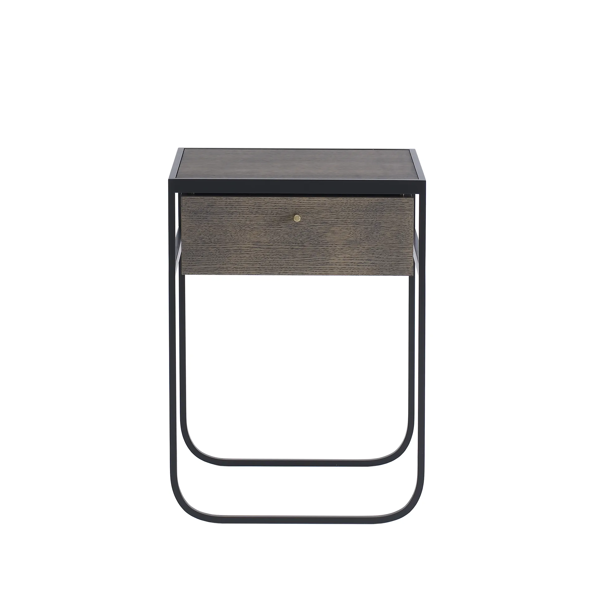 Nati Tati Drawer sängbord, char grey, rökt ek Asplund