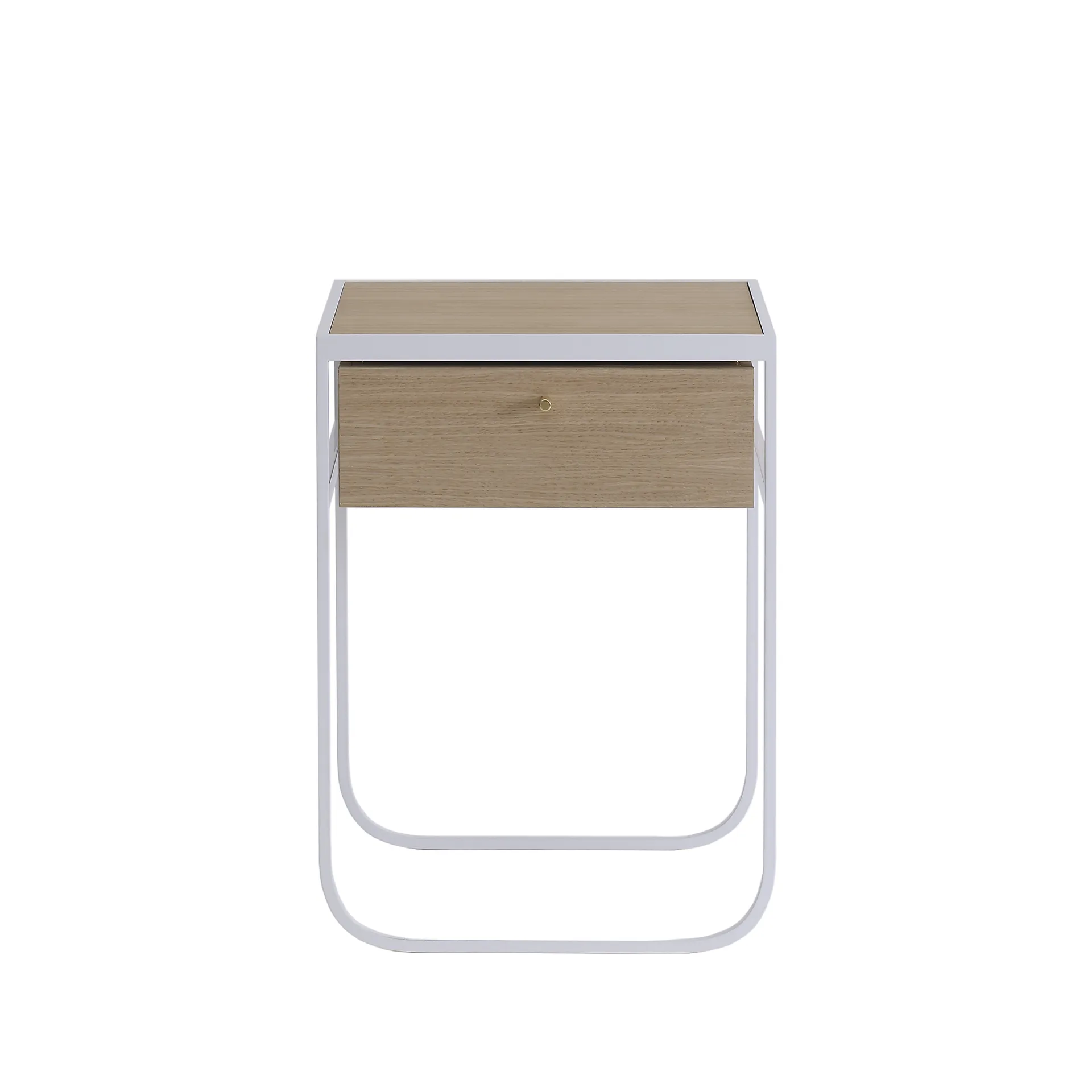Nati Tati Drawer sängbord, white, vitlaserad ek Asplund