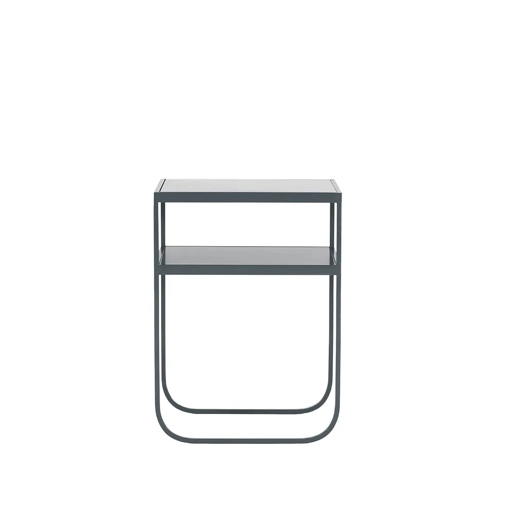 Nati Tati High konsolbord, marmor carrara, stativ storm grey Asplund