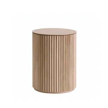 Petit Palais sidobord - vitbetsad ek (p2), h55 - Asplund