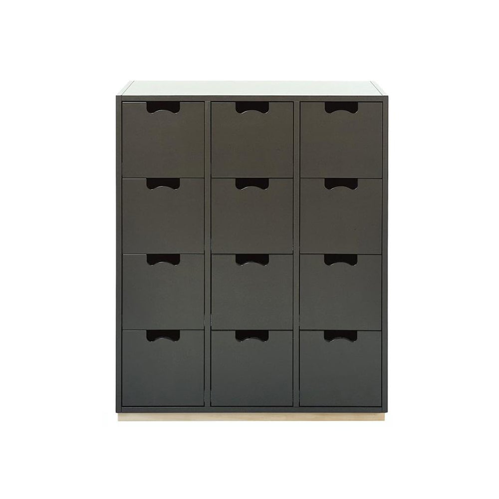 Asplund Snö B byrå taupe, björksockel | Skandinavisk Design | Byråer | Beige