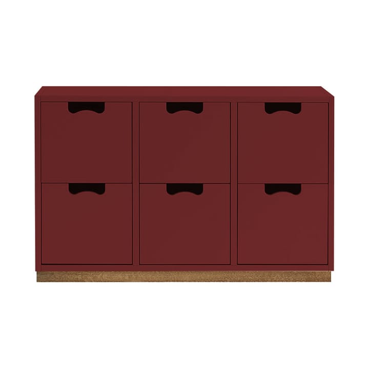 Snö B2 byrå - Brown red - Asplund
