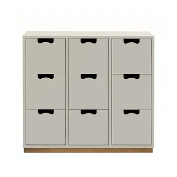 Snö B3 byrå - light grey, eksockel - Asplund