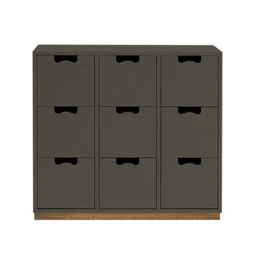 Snö B3 byrå - taupe, eksockel - Asplund